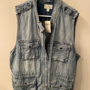 Lucky Brand Plus Size Cargo Vest